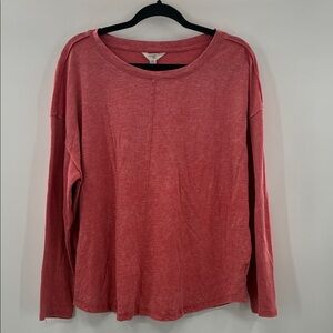 3For$20 Terra & Sky Coral Long Sleeve Knit size: 0X (14)